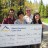 Lions Arif Datoo and Dennis Simpson present a cheque for $4000 to Lisa Reinders and Susan Bowering representing Parkgate Community Services Society for the Kids Up Front Foundation